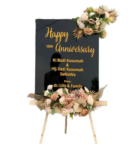 Papan Bunga Akrilik Kampak